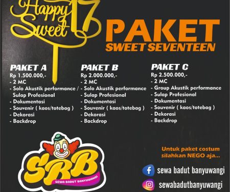 paket sweet seventeen