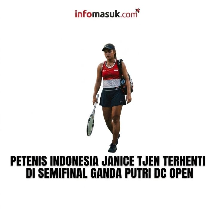 Petenis Indonesia Janice Tjen Terhenti di Semifinal Ganda Putri DC Open